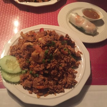 Thai Villa Restaurant - Chili Jam Fried rice!  My favorite! - Thai Near Me - Winter Park, Florida
