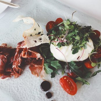 Orchids - Burrata cheese salad with prosciutto - Breakfast & Brunch Near Me - Honolulu, Hawaii