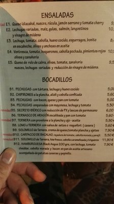 Menu photo 1 Café Buenos Aires Zaragoza, Z
