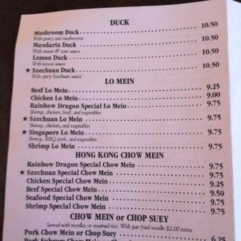 Rainbow Dragon Restaurant - Menu - Chinese Near Me - Portland, Oregon Rainbow Dragon Restaurant - Menu - Chinese Near Me - Portland, Oregon
