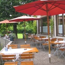 Landgasthof Bieger - Eine Oase im Grünen, unsere Terrasse im Landgasthof Bieger in Ebermannstadt