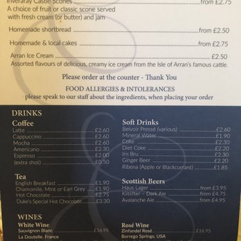 Inveraray Castle - menu - Landmarks & Historical Buildings Near Me - Inveraray, AGB