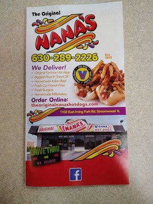 The Original Nana's Hot Dogs by null