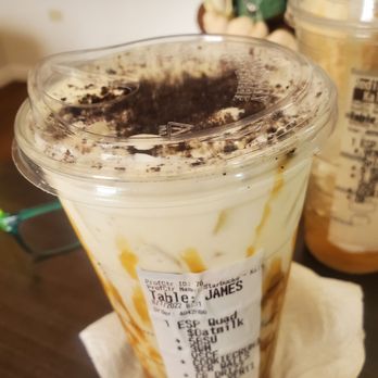 Starbucks - Here is the ingredients to this wonderful drink. Don't know the name of it but it's great!! So ono! - Coffee & Tea Near Me - Honolulu, Hawaii Starbucks - Here is the ingredients to this wonderful drink. Don't know the name of it but it's great!! So ono! - Coffee & Tea Near Me - Honolulu, Hawaii