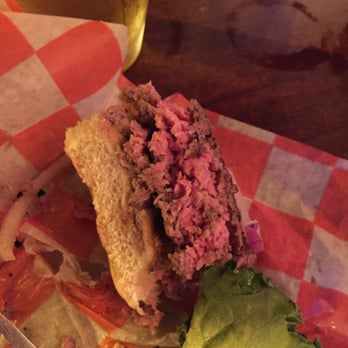 Jekyll & Hyde's - My raw cold steak burger.... - Gastropubs Near Me - Erie, Pennsylvania