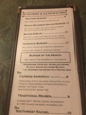 Menu photo 3 The Rafters Lena, IL Menu photo 3 The Rafters Lena, IL