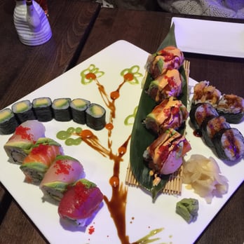 Moonga Sushi, Ramen & Bar - Magic Roll, Rainbow Roll, Avocado Roll, Sweet Potato Tempura Roll - Sushi Bars Near Me - Lone Tree, Colorado