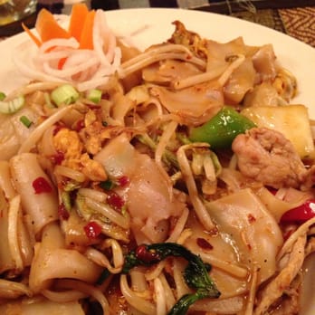 Red Orchid - Drunken Noodles with Pork - Thai Near Me - Pittsburgh, Pennsylvania Red Orchid - Drunken Noodles with Pork - Thai Near Me - Pittsburgh, Pennsylvania