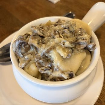 Stroganoff Restaurant - Plemeny(dumplings in mushroom sauce) - Modern European Near Me - Richmond Hill, Ontario Stroganoff Restaurant - Plemeny(dumplings in mushroom sauce) - Modern European Near Me - Richmond Hill, Ontario