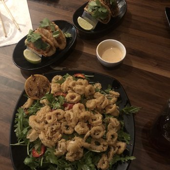 JINYA Ramen Bar - Reston - Calamari salad and vegan taco - Tapas/Small Plates Near Me - Reston, Virginia JINYA Ramen Bar - Reston - Calamari salad and vegan taco - Tapas/Small Plates Near Me - Reston, Virginia