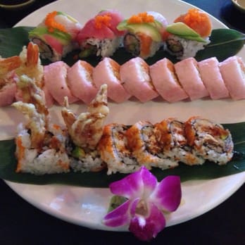 Aki Sushi - Top to bottom: rainbow roll, crazy roll and spider roll. - Japanese Near Me - Ocala, Florida