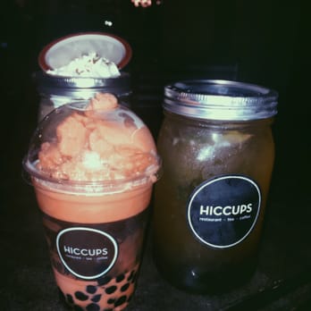 Hiccups Veo Cafe - Mango Mojito ft Thai tea smoothies & green matcha tea smoothie w boba - Asian Fusion Near Me - Carson, California Hiccups Veo Cafe - Mango Mojito ft Thai tea smoothies & green matcha tea smoothie w boba - Asian Fusion Near Me - Carson, California