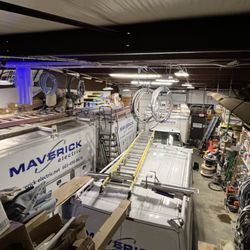 Maverick Electric - Maverick shop during snow storm