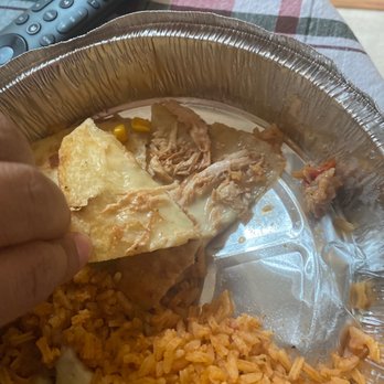 Tacos La Patrona - Steak quesadilla but they gave me chicken - Mexican Near Me - McDonough, Georgia Tacos La Patrona - Steak quesadilla but they gave me chicken - Mexican Near Me - McDonough, Georgia