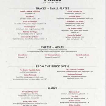 Tavern & Table - Menu June 2023 - New American Near Me - Mt. Pleasant, South Carolina Tavern & Table - Menu June 2023 - New American Near Me - Mt. Pleasant, South Carolina