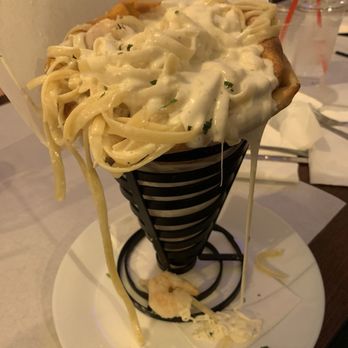 Amano - Fettuccine Fettuccini Alfredo with shrimp - Pizza Near Me - Las Vegas, Nevada