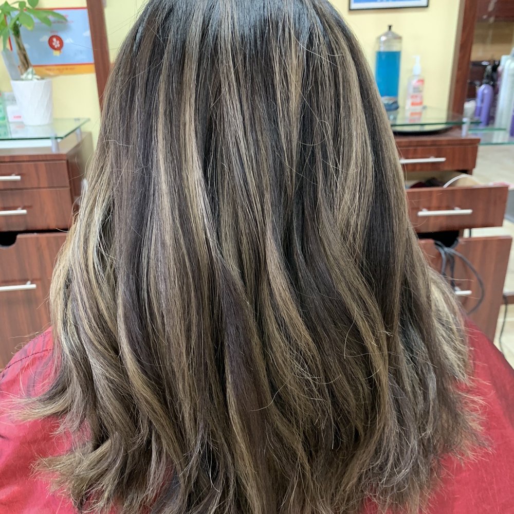 Sunshine Salon - After - Hair Salons Near Me - Carson, California Sunshine Salon - After - Hair Salons Near Me - Carson, California