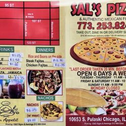 Sal’s Pizza & Authentic Mexican Food
