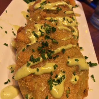 Miss Shirley's Cafe, Inner Harbor - Fried Green Tomatoes with Lemon-Herb Aioli $6.99 - Breakfast & Brunch Near Me - Baltimore, Maryland