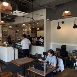Inside seating area