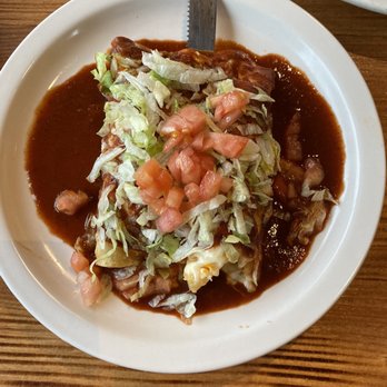 El Maguey Cafe - Chicken enchiladas are half the size - Mexican Near Me - Newport, Michigan
