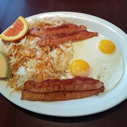 Howard Grill and Pancake House - Sunnies with bacon.