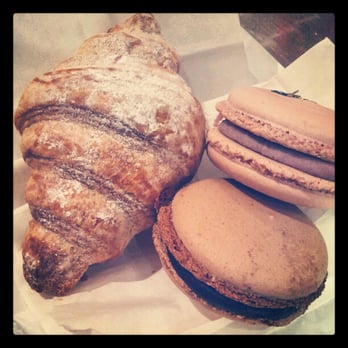 Hendrickx Belgian Bread Crafter - Belgian Dark Chocolate Croissant, Lavender Macaron, and Belgian Chocolate Macaron. - Bakeries Near Me - Chicago, Illinois