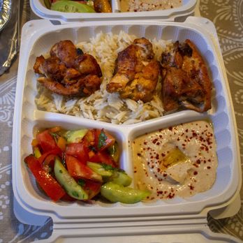 Shawarma BBQ Express - Chicken and humus. - Mediterranean Near Me - Valley Village, California Shawarma BBQ Express - Chicken and humus. - Mediterranean Near Me - Valley Village, California