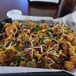 Corner Pocket Bar & Grill - Loaded tater tots.