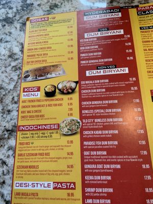 Menu photo 2 Paradise Street Eats & Biryani Dearborn, MI