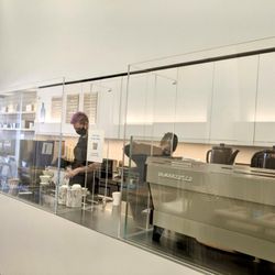 Mr Plastics - Coffee shop acrylic protective barriers