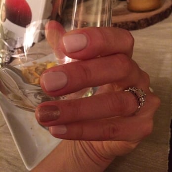 Holiday Nails - Chard & pink nails! Love this combo - Nail Salons Near Me - Los Angeles, California
