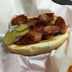 Dan's BBQ - Linguica sandwich