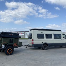 CB Adventure Supply - Dodge Sprinter with a Turtleback Trailer