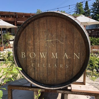 Bowman Cellars - Front yard barrel - Wine Tasting Room Near Me - Graton, California