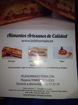 Menu photo 1 Telehornazo Torrejón de Ardoz, M