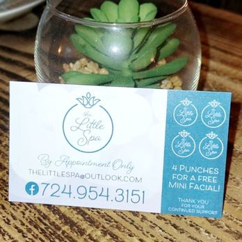 The Little Spa - Reward to all of our wonderful cleints get 4 facials and recieve the 5th mini facial on is - Massage Therapy Near Me - Kittanning, Pennsylvania The Little Spa - Reward to all of our wonderful cleints get 4 facials and recieve the 5th mini facial on is - Massage Therapy Near Me - Kittanning, Pennsylvania
