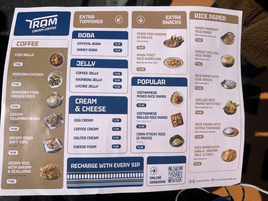 Menu photo 5 Tram Cream Coffee San Jose, CA