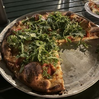 My Father's Pizza - Well done peperoni Pizza with arugula. Delicious!!! - Pizza Near Me - Black Mountain, North Carolina My Father's Pizza - Well done peperoni Pizza with arugula. Delicious!!! - Pizza Near Me - Black Mountain, North Carolina