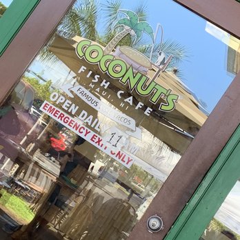 Coconuts Fish Cafe - Exterior door - Seafood Near Me - Kihei, Hawaii Coconuts Fish Cafe - Exterior door - Seafood Near Me - Kihei, Hawaii