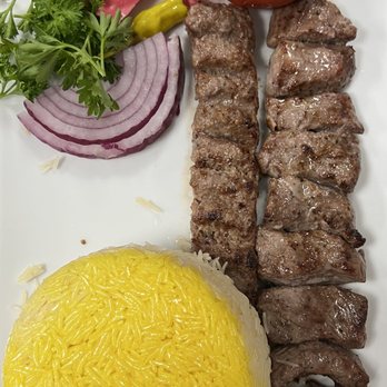 Parseh - a plate of meat and rice - Persian/Iranian Near Me - Thornhill, Ontario