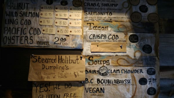 Menu photo 8 The Fish Counter Vancouver, BC Menu photo 8 The Fish Counter Vancouver, BC