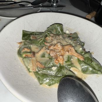 Terra - Pappardelle Cacio e Pepe e Finferli - Cocktail Bars Near Me - Los Angeles, California
