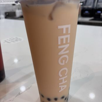 Feng Cha - Tomball - Earl Grey Milk Tea with Boba - Desserts Near Me - Tomball, Texas