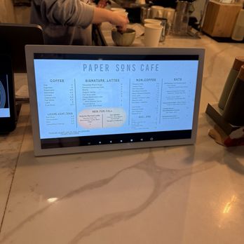 Paper Sons Cafe - Menu - Coffee & Tea Near Me - New York, New York Paper Sons Cafe - Menu - Coffee & Tea Near Me - New York, New York