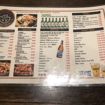 Chon Dak - Menu - Bars Near Me - Gardena, California