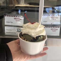 Green Tea Ice Cream Sundae Perfection