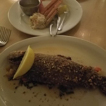 Tempest Oyster Bar - Walnut Crusted Rainbow Trout - Bars Near Me - Madison, Wisconsin