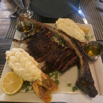 Primal By Mia - Surf and turf tomahawk for two! - Seafood Near Me - Cape May, New Jersey Primal By Mia - Surf and turf tomahawk for two! - Seafood Near Me - Cape May, New Jersey