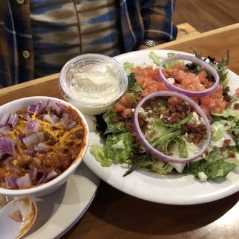 Rooster's - Cup of Chili and half salad - Chicken Wings Near Me - Bowling Green, Kentucky Rooster's - Cup of Chili and half salad - Chicken Wings Near Me - Bowling Green, Kentucky